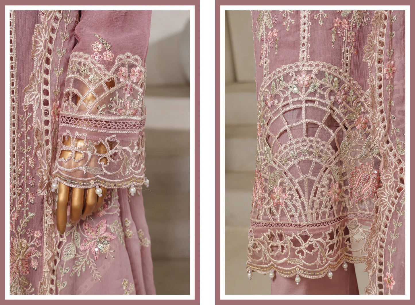 Sadabahar Afsanay Embroidered Chiffon Stitched - Luxe Chiffon Vol 13