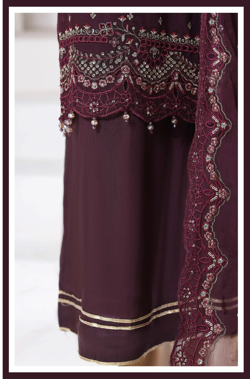 Sadabahar Afsanay Embroidered Chiffon Stitched - Luxe Chiffon Vol 14