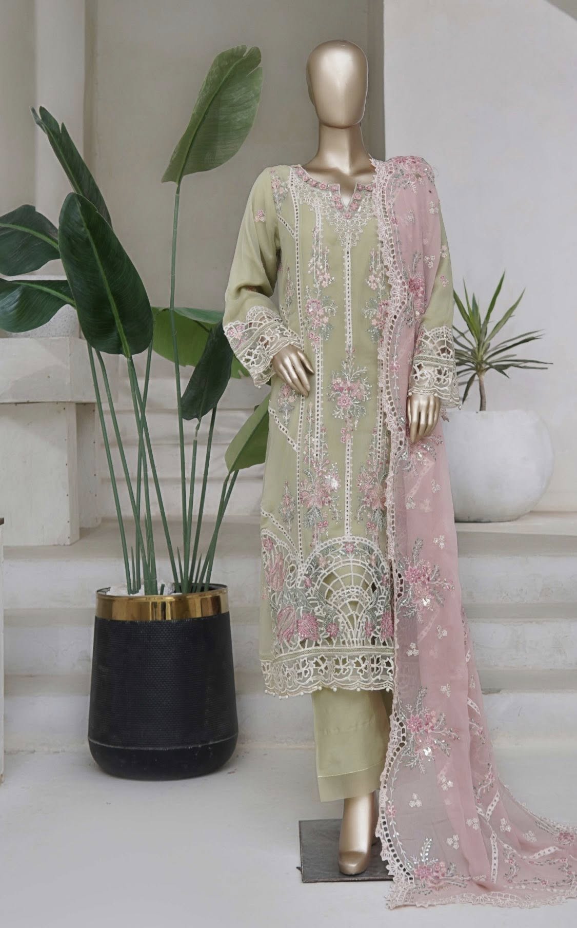 Sadabahar Afsanay Embroidered Chiffon Stitched - Luxe Chiffon Vol 13