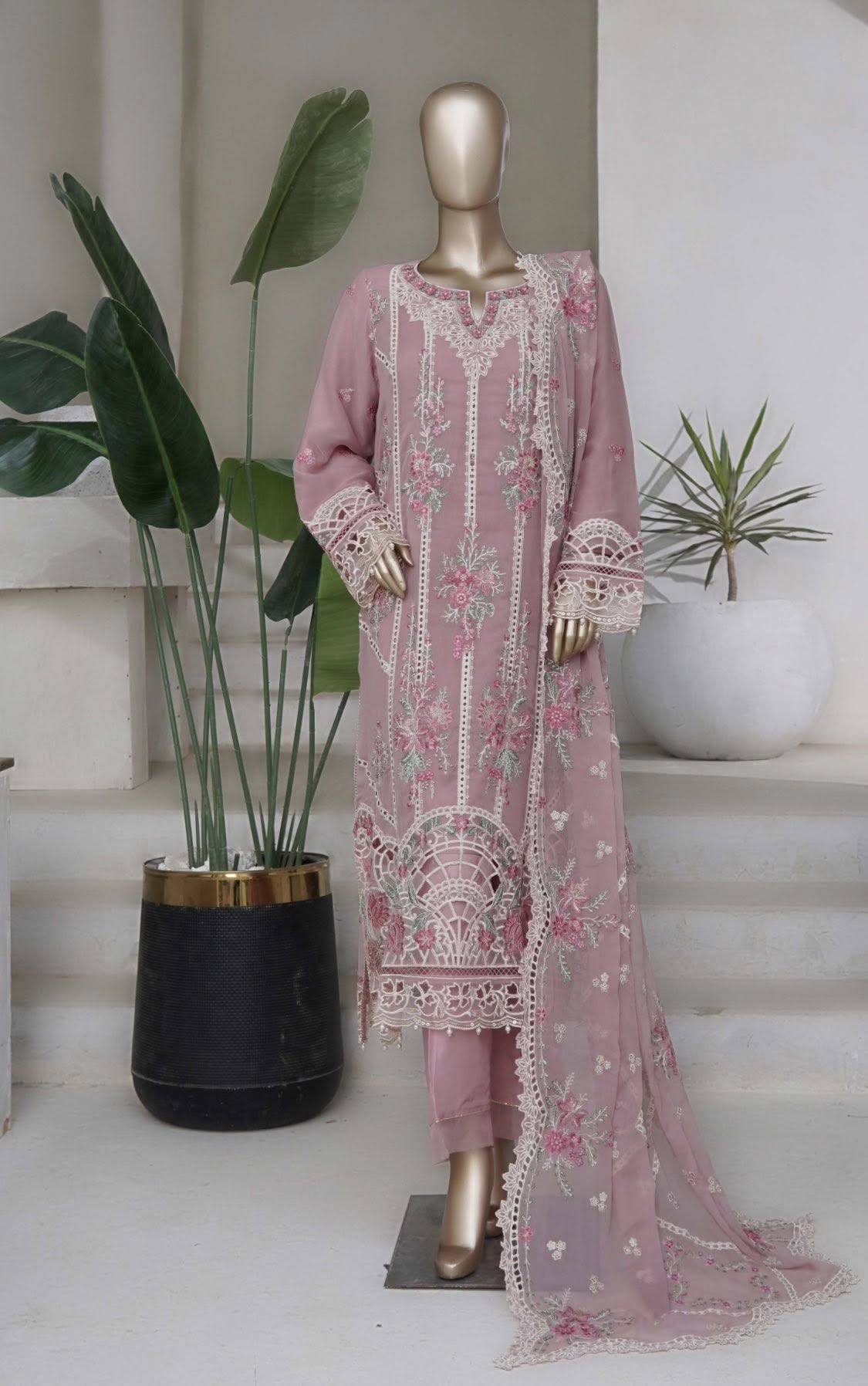 Sadabahar Afsanay Embroidered Chiffon Stitched - Luxe Chiffon Vol 13