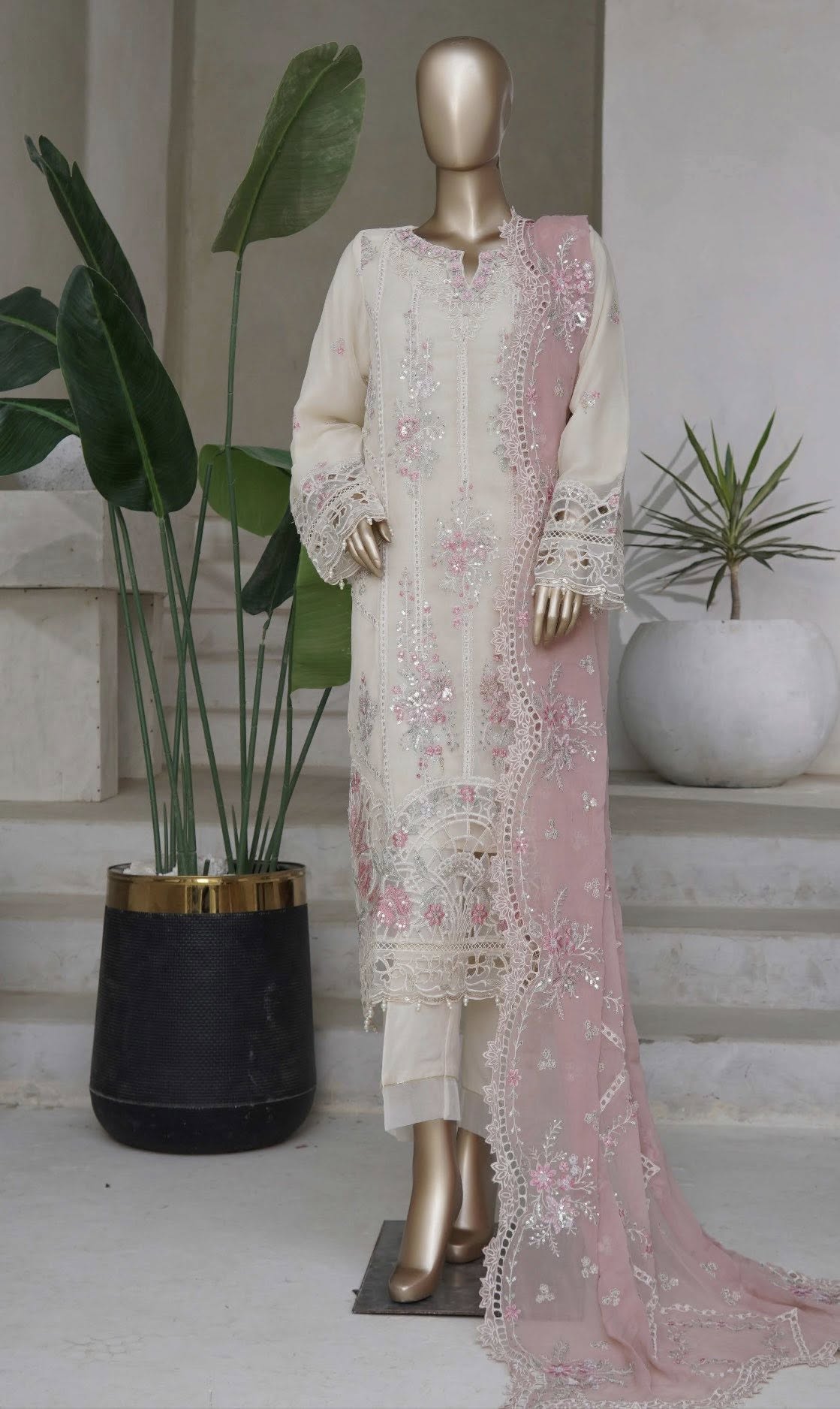 Sadabahar Afsanay Embroidered Chiffon Stitched - Luxe Chiffon Vol 13