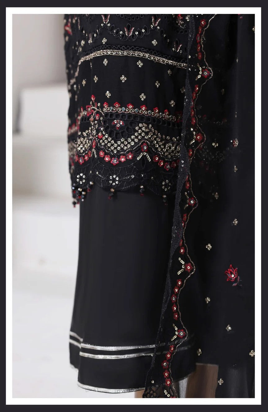 Sadabahar Afsanay Embroidered Chiffon Stitched - Luxe Chiffon Vol 14