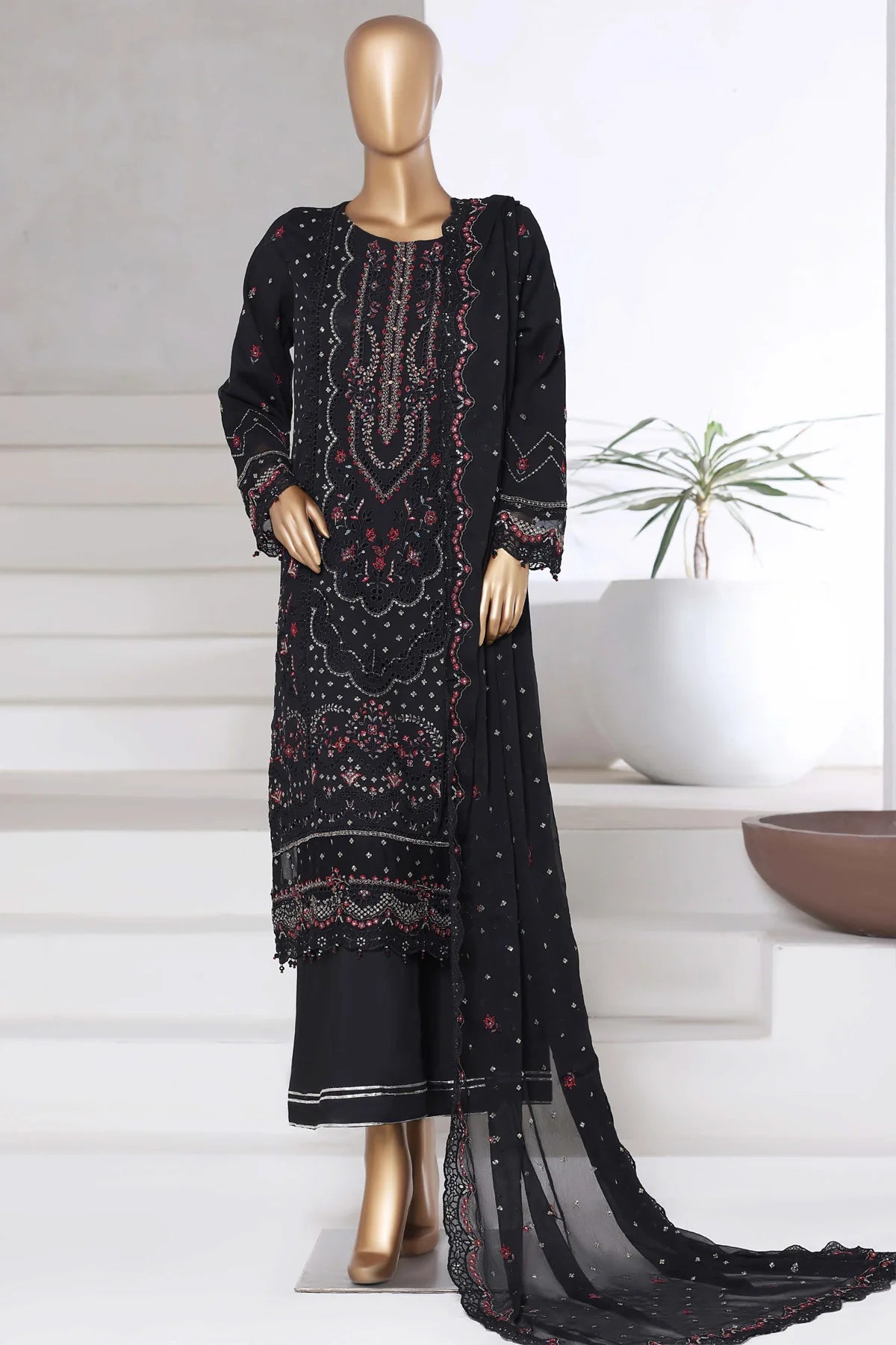 Sadabahar Afsanay Embroidered Chiffon Stitched - Luxe Chiffon Vol 14