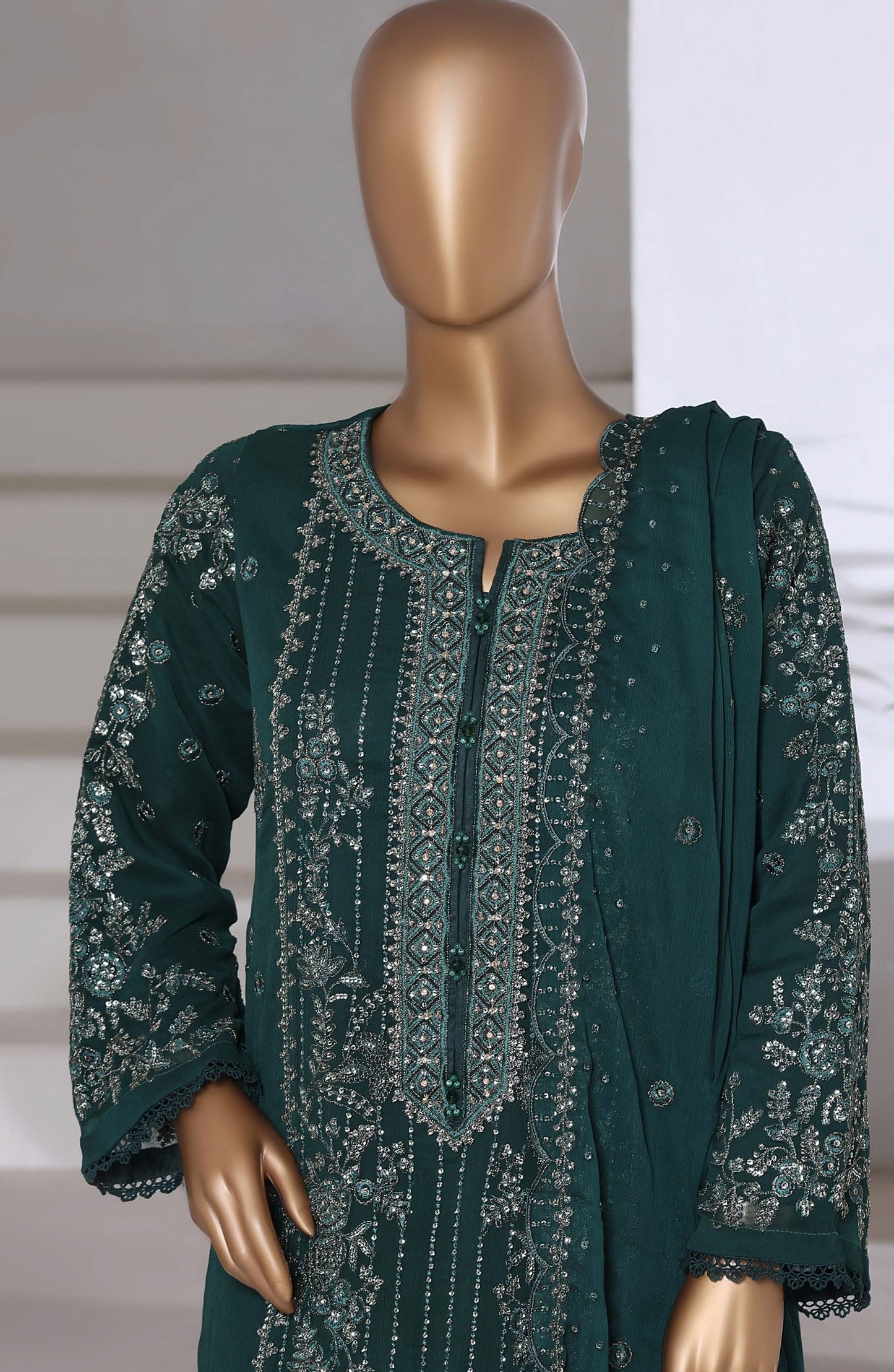 Sadabahar Afsanay Embroidered Chiffon Stitched - Luxe Chiffon Vol 14