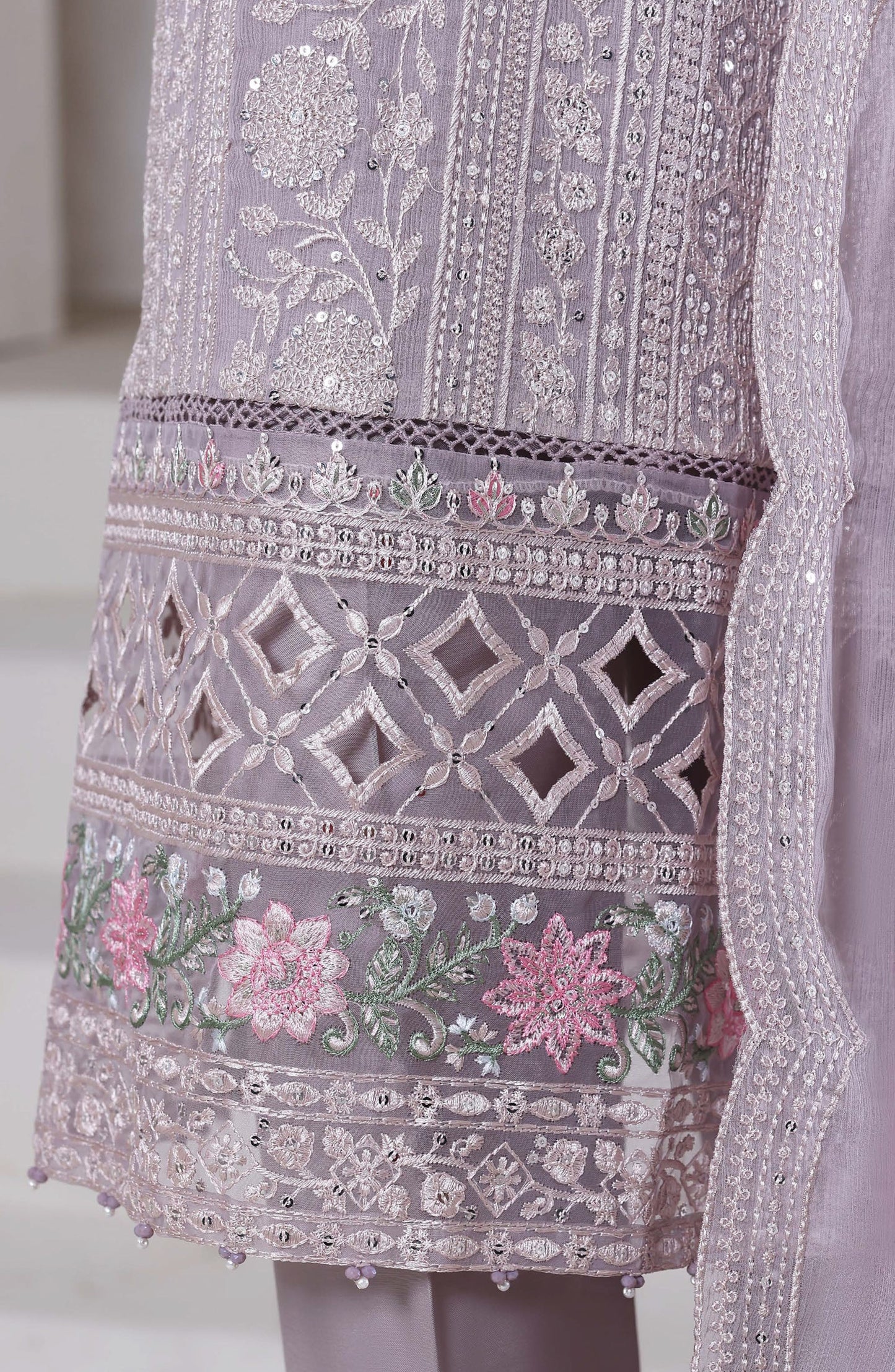 Sadabahar Afsanay Embroidered Chiffon Stitched - Luxe Chiffon Vol 14