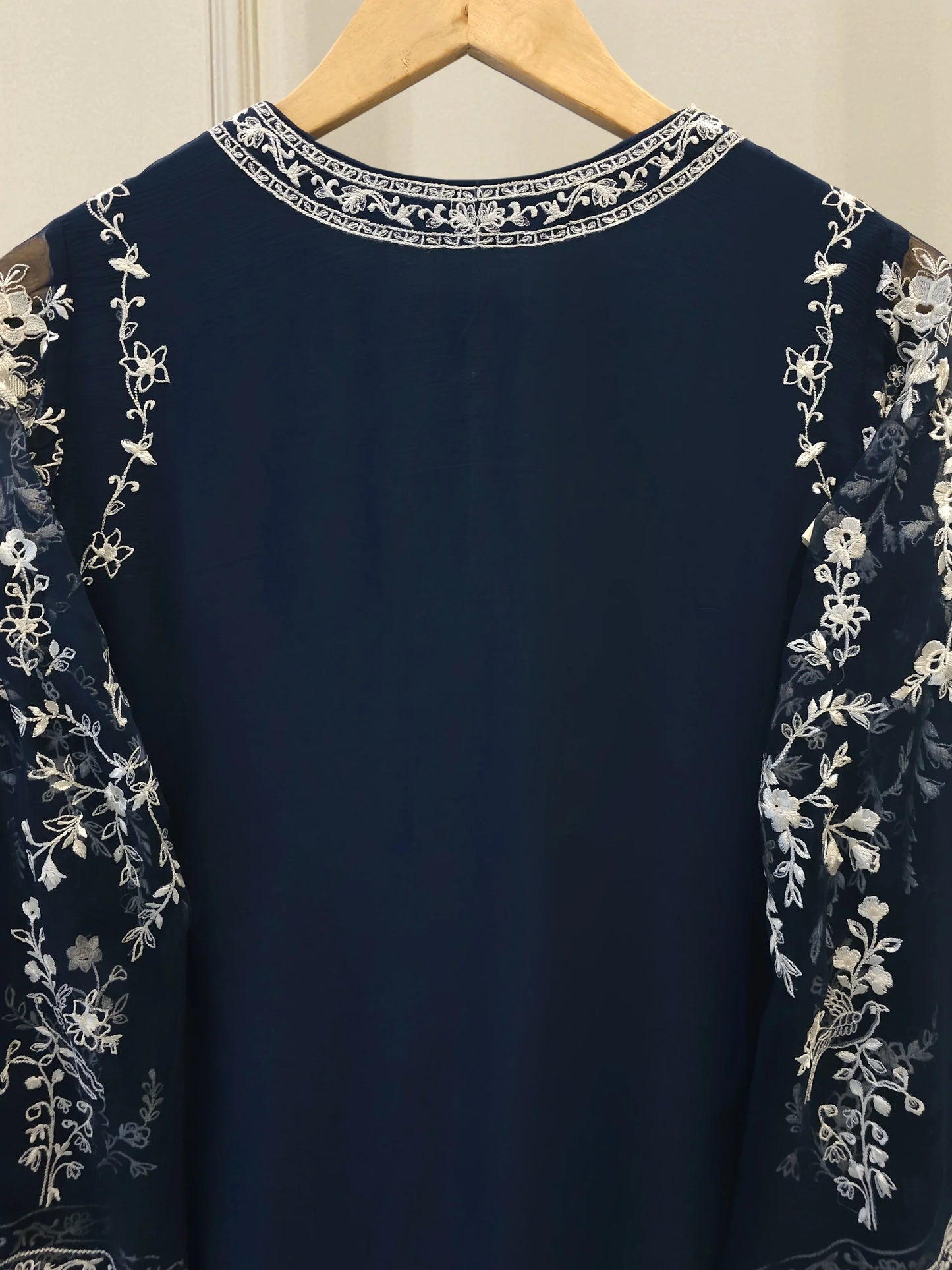 3 Piece - Bamber Chiffon Embroidered Suit S112254