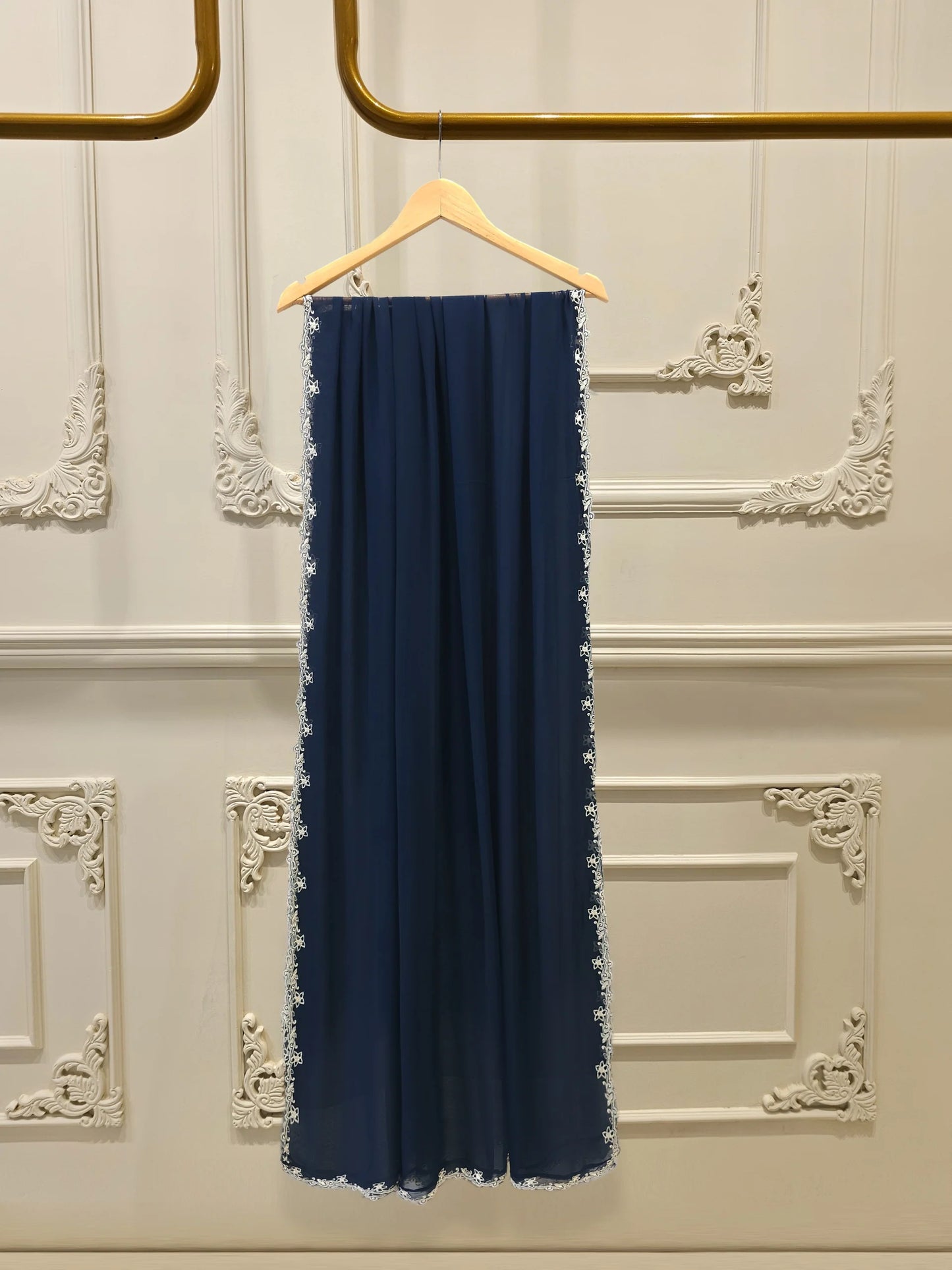 3 Piece - Bamber Chiffon Embroidered Suit S112254