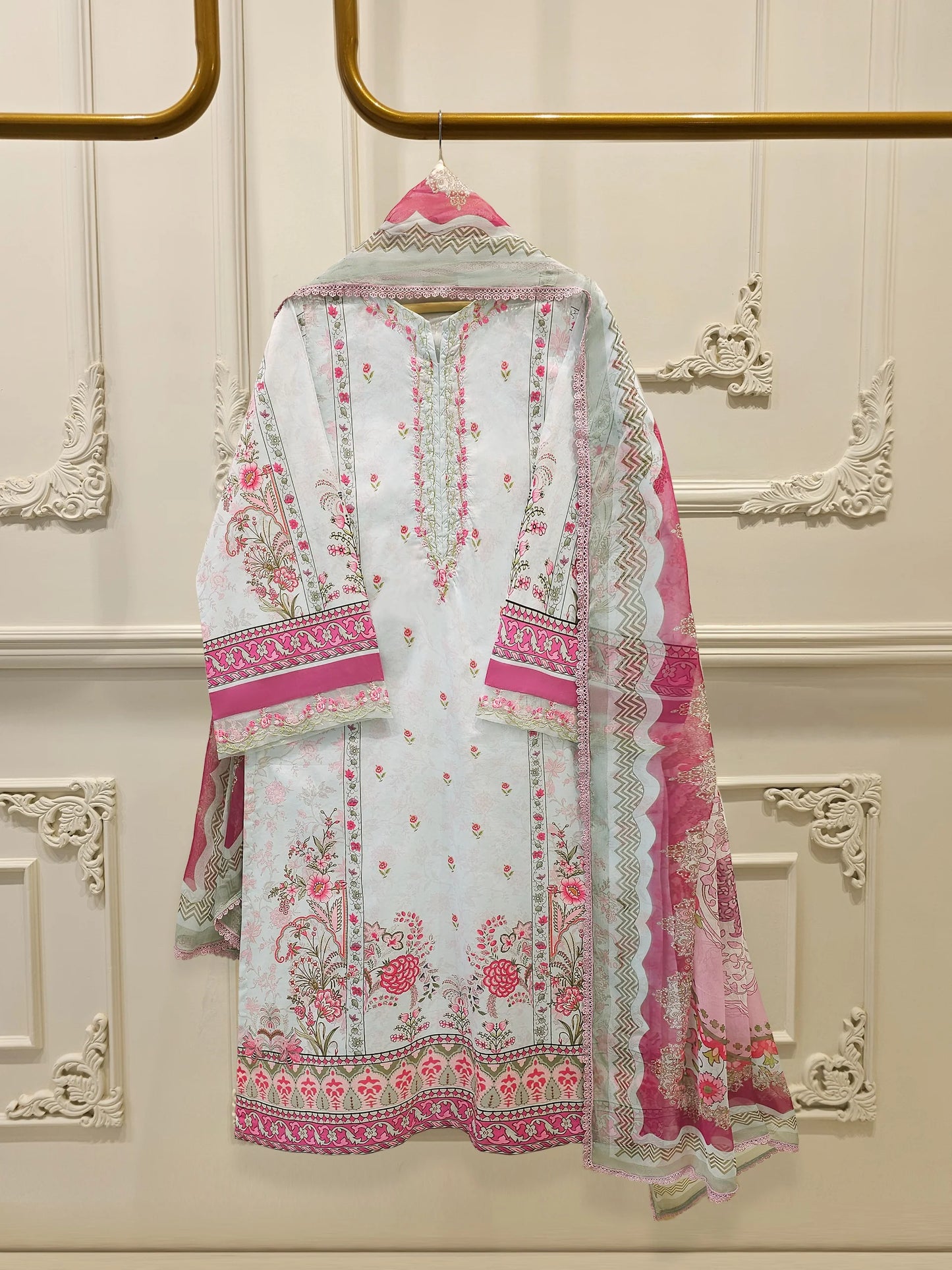 2 Piece - Digital Printed Lawn Suit S112179