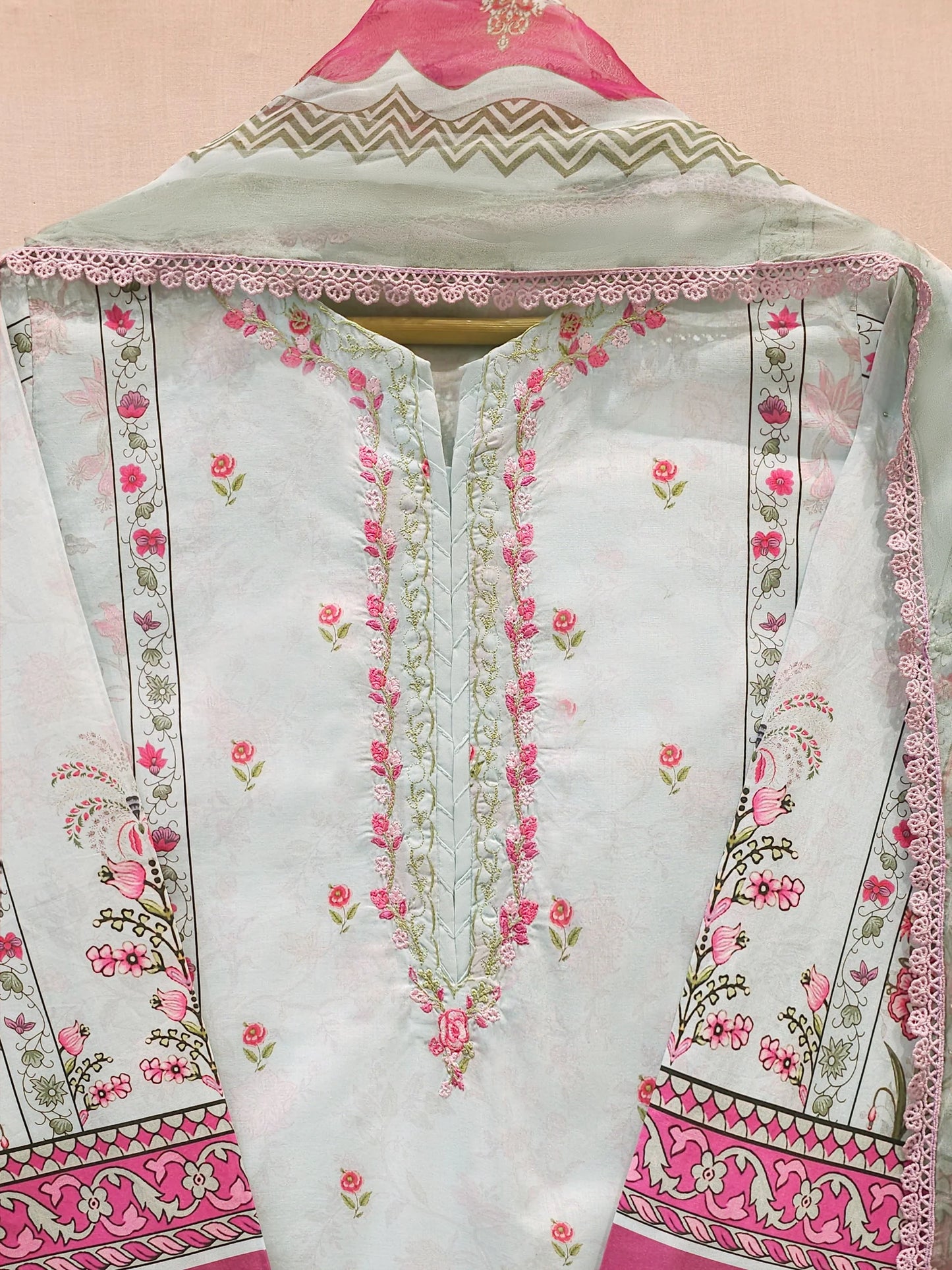 2 Piece - Digital Printed Lawn Suit S112179