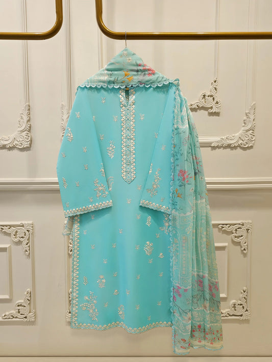 3 Piece - Embroidered Lawn Suit S112298