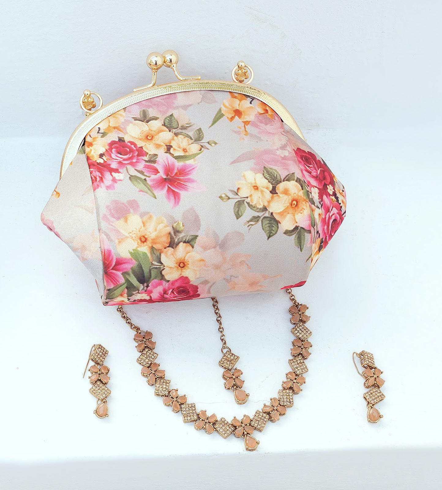 Exclusive Organza Floral Formal – 3pc Stitched Set