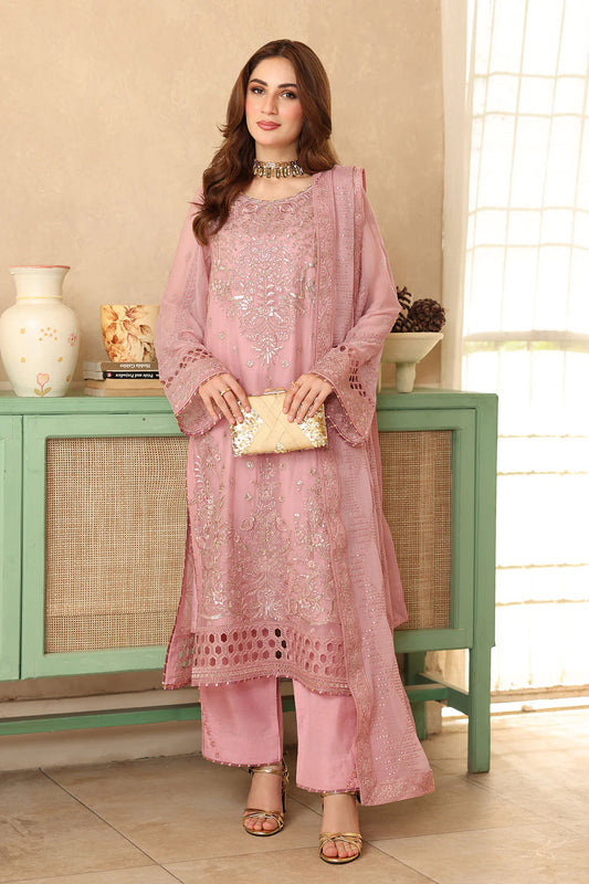 Embroidered Chiffon Ready-to-Wear Suit- BB-201