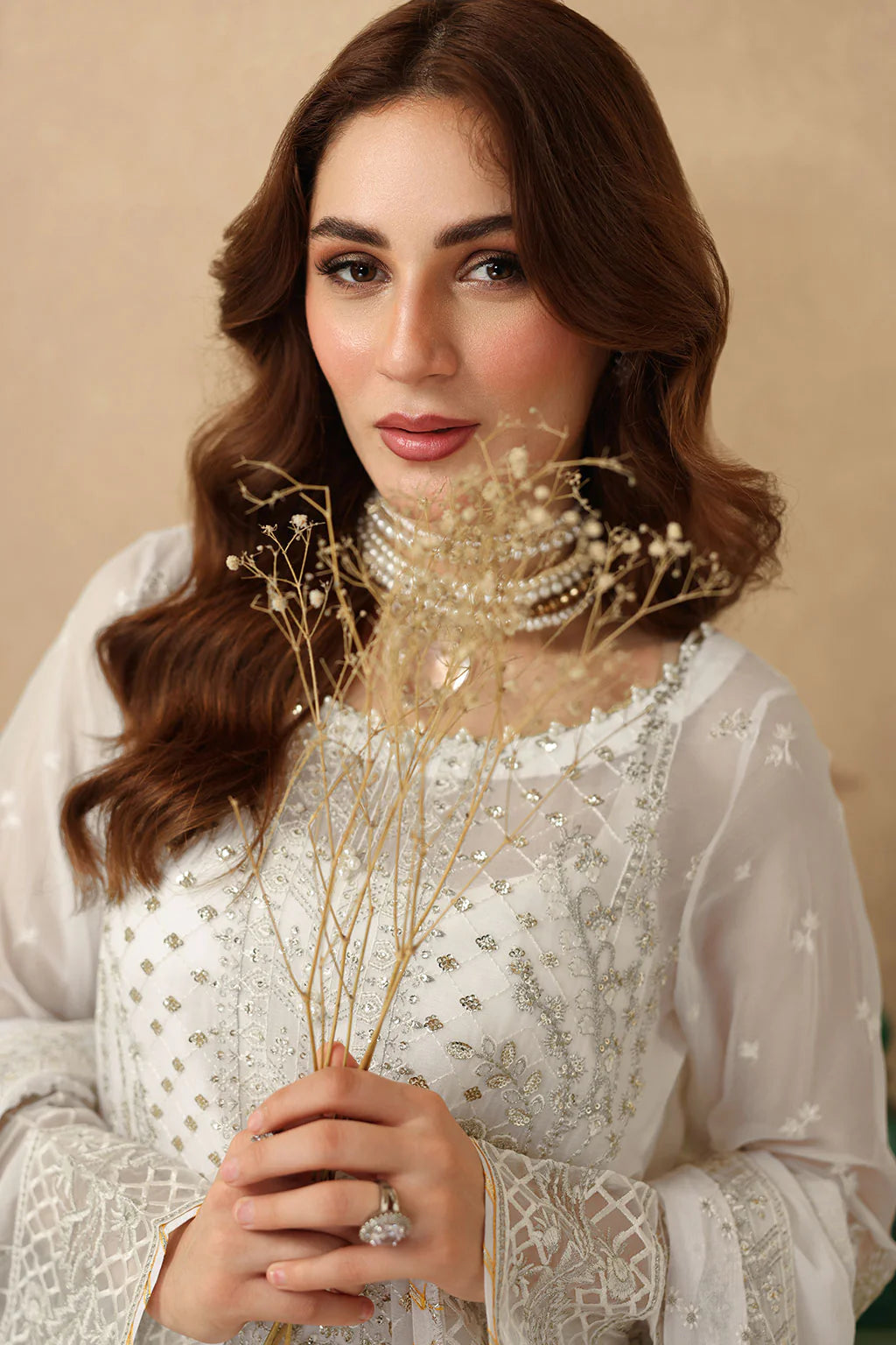 Embroidered Chiffon Ready-to-Wear Suit- BB-203