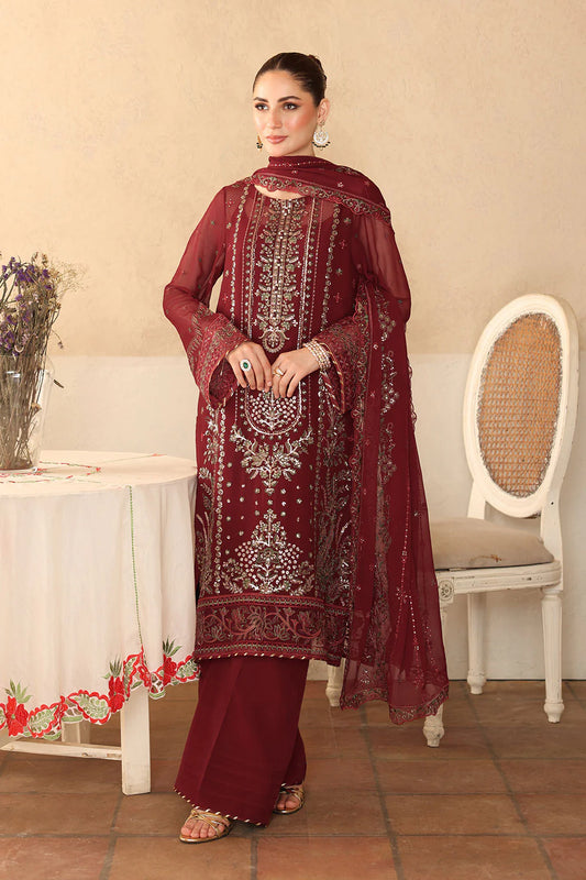 Embroidered Chiffon Ready-to-Wear Suit- BB-204